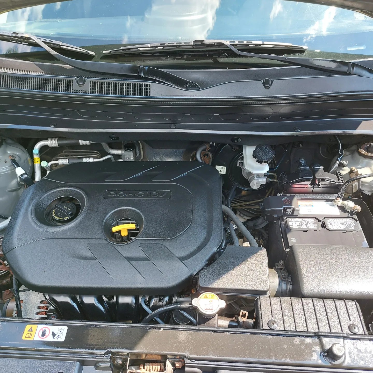 Clean engine Bay